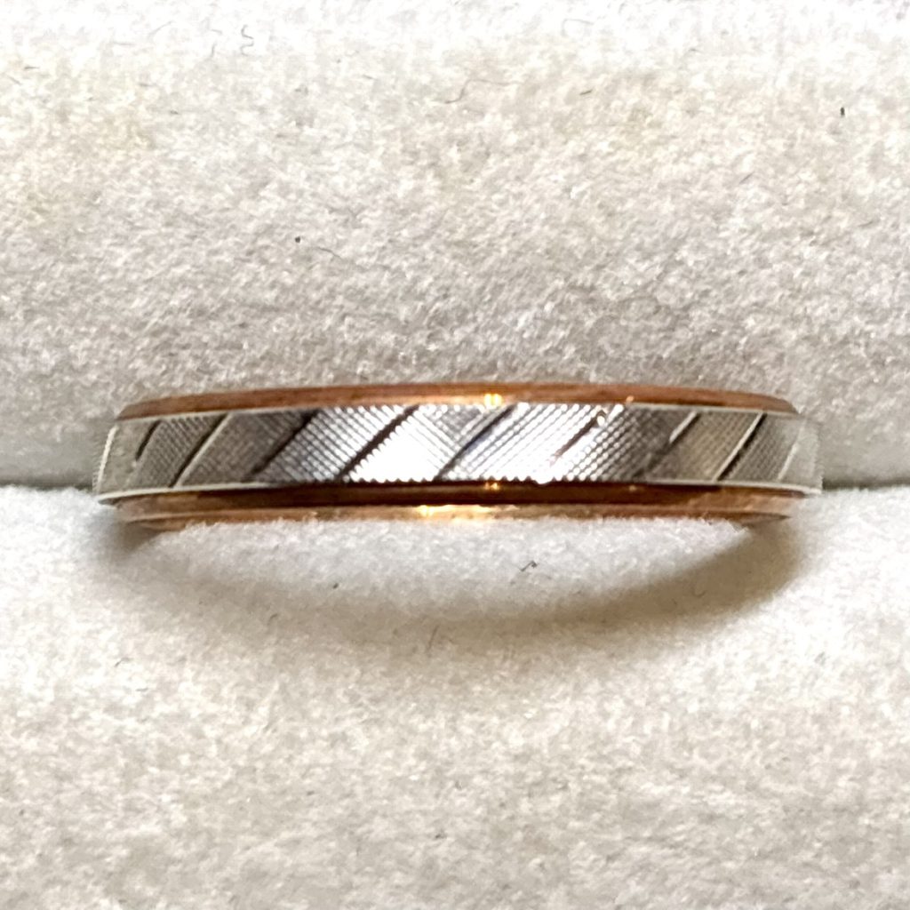 K18／Pt900 コンビリング 指輪
