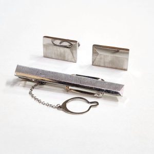 14金 ホワイトゴールド (K14WG) ネクタイピン カフスボタン セット ゴールド 高価買取 | 根室市西浜町