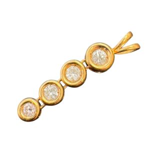 K18 トップ 石あり 750 18金