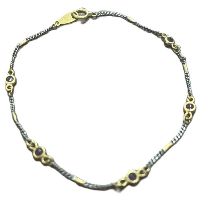 K18PT850コンビブレスレット