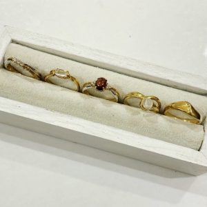 【K18おまとめ】18金・貴金属・アクセサリー・リング・指輪・水晶（クォーツ）・ガーネット