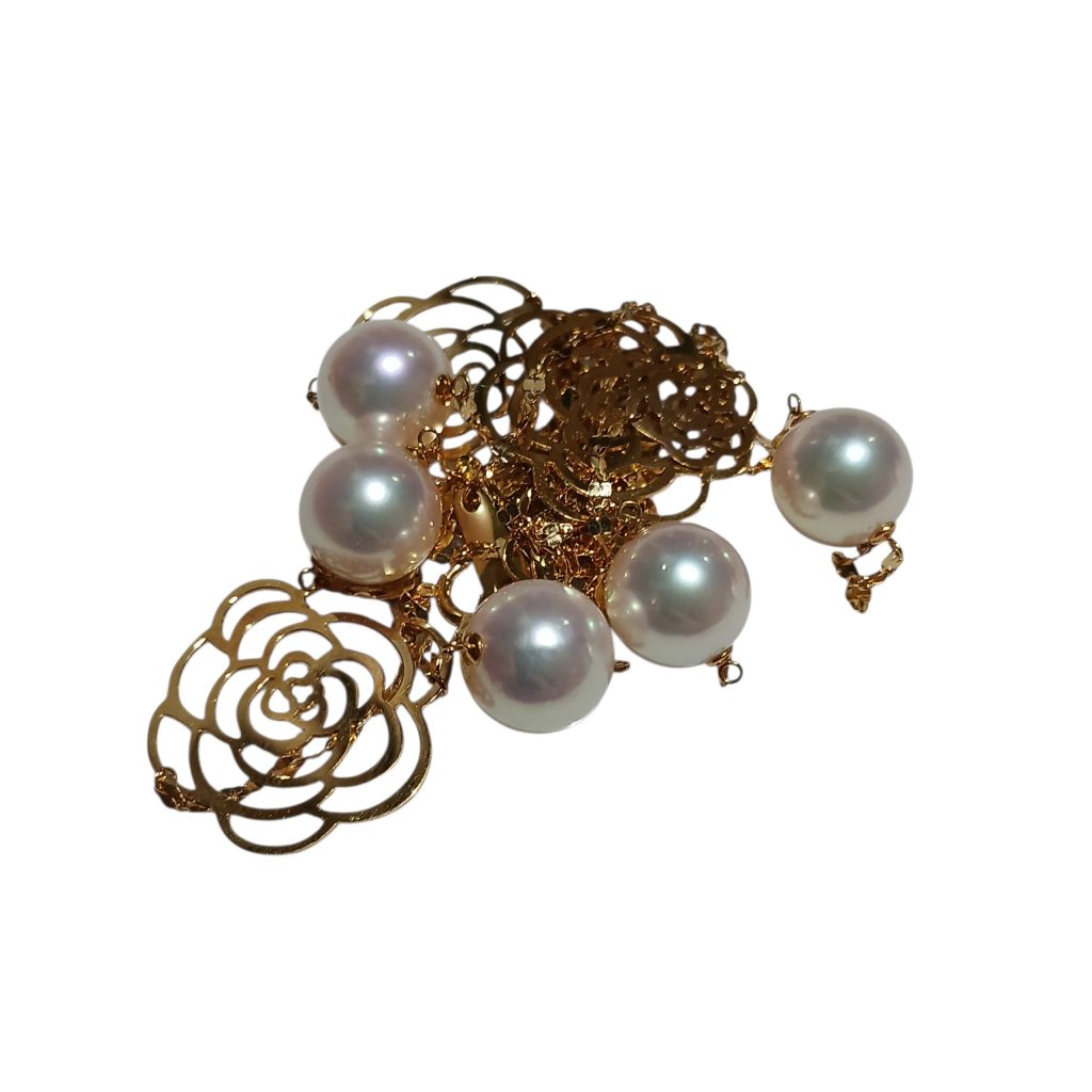 【K18ネックレス】18金・パール・貴金属・アクセサリー