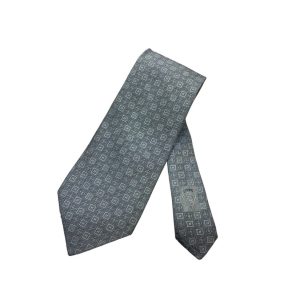 グッチ GUCCI ネクタイ シルバー シルク