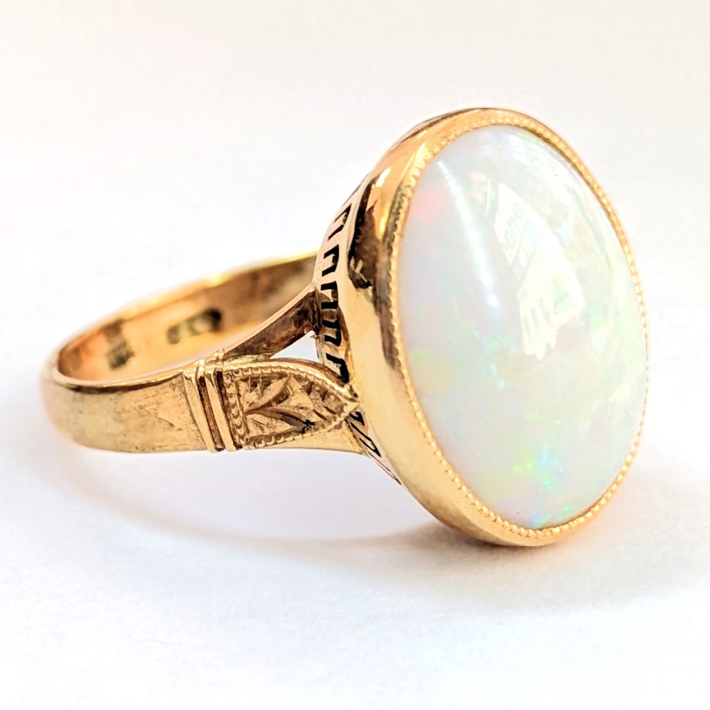 K18 18金 リング 指輪 オパール