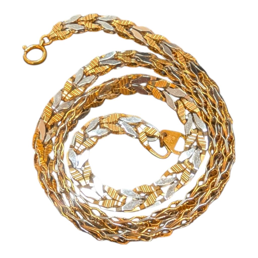 【イオン伊達店】生前整理　金&プラチナ　コンビネックレス