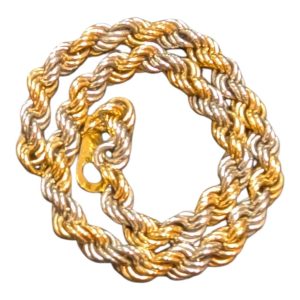 【マックスバリュ恵庭店】生前整理　金＆プラチナ　コンビブレスレット