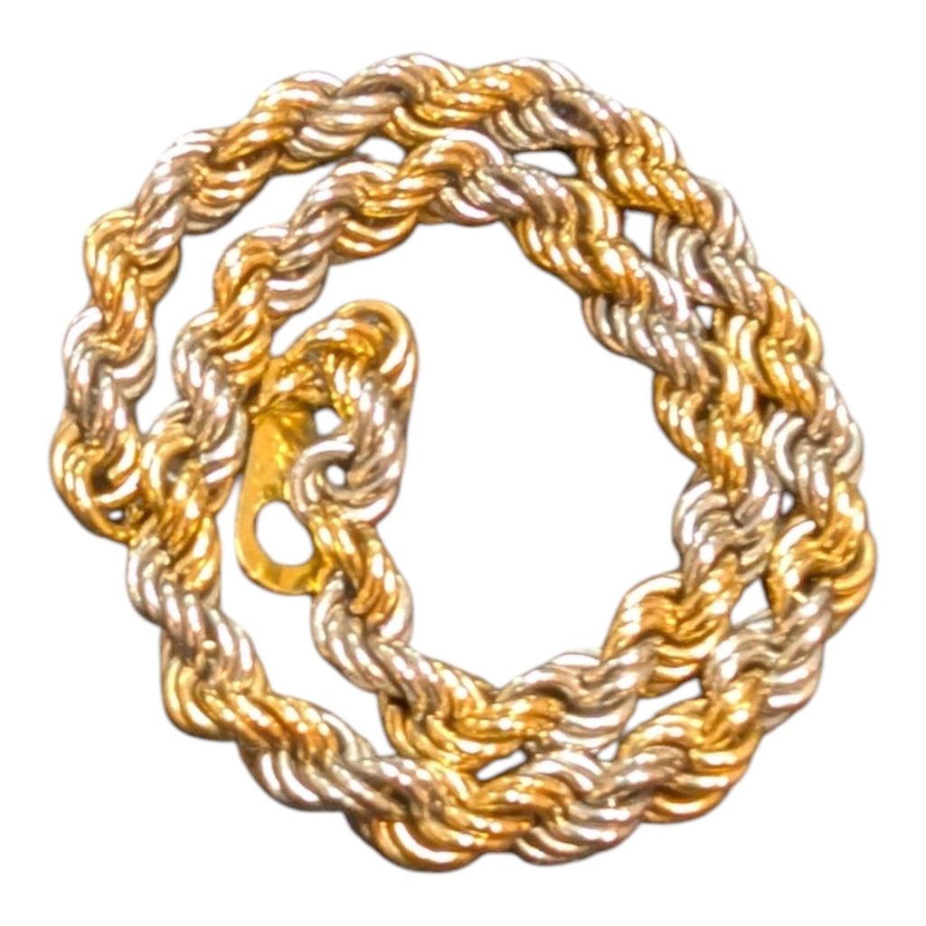 【マックスバリュ恵庭店】生前整理　金＆プラチナ　コンビブレスレット