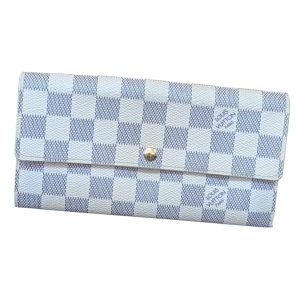 LOUIS VUITTON ルイヴィトン ダミエアズール ポルトフォイユ・サラ 財布