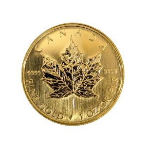K24(24金)メイプルリーフ金貨 1オンス