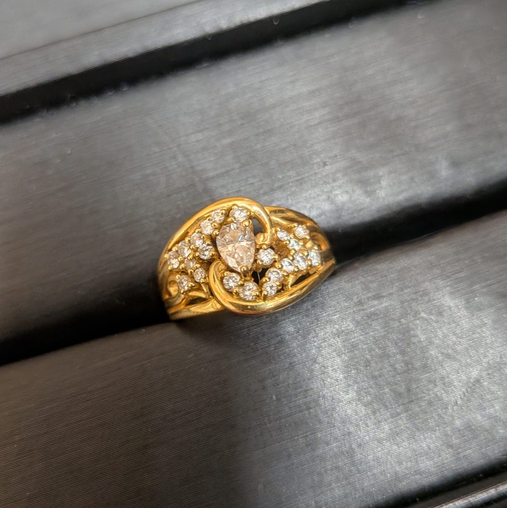 K18 18金 ゴールドリング