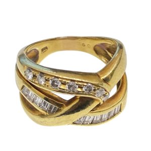 K18 18金 750 ダイヤモンド リング　札幌市 東区 元町