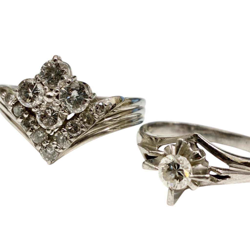 Pt900 プラチナ900 ダイヤモンド リング おまとめ　札幌市 東区 元町