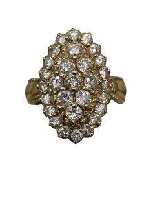 ダイヤモンド リング　k18