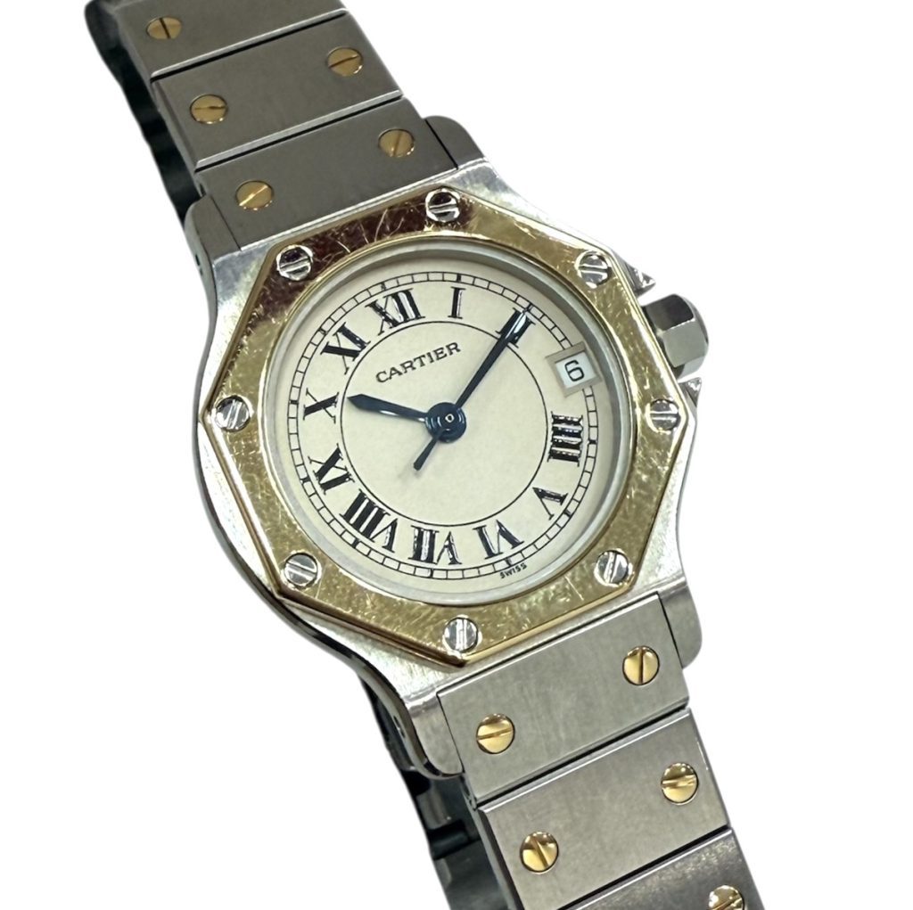 【Cartier】カルティエ・サントス オクタゴン・自動巻き・ブランド腕時計・メンズ腕時計・レディース腕時計