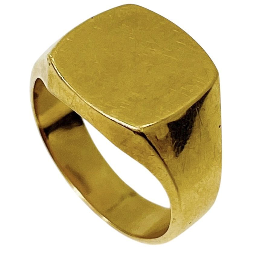 K18（18金）印台リング