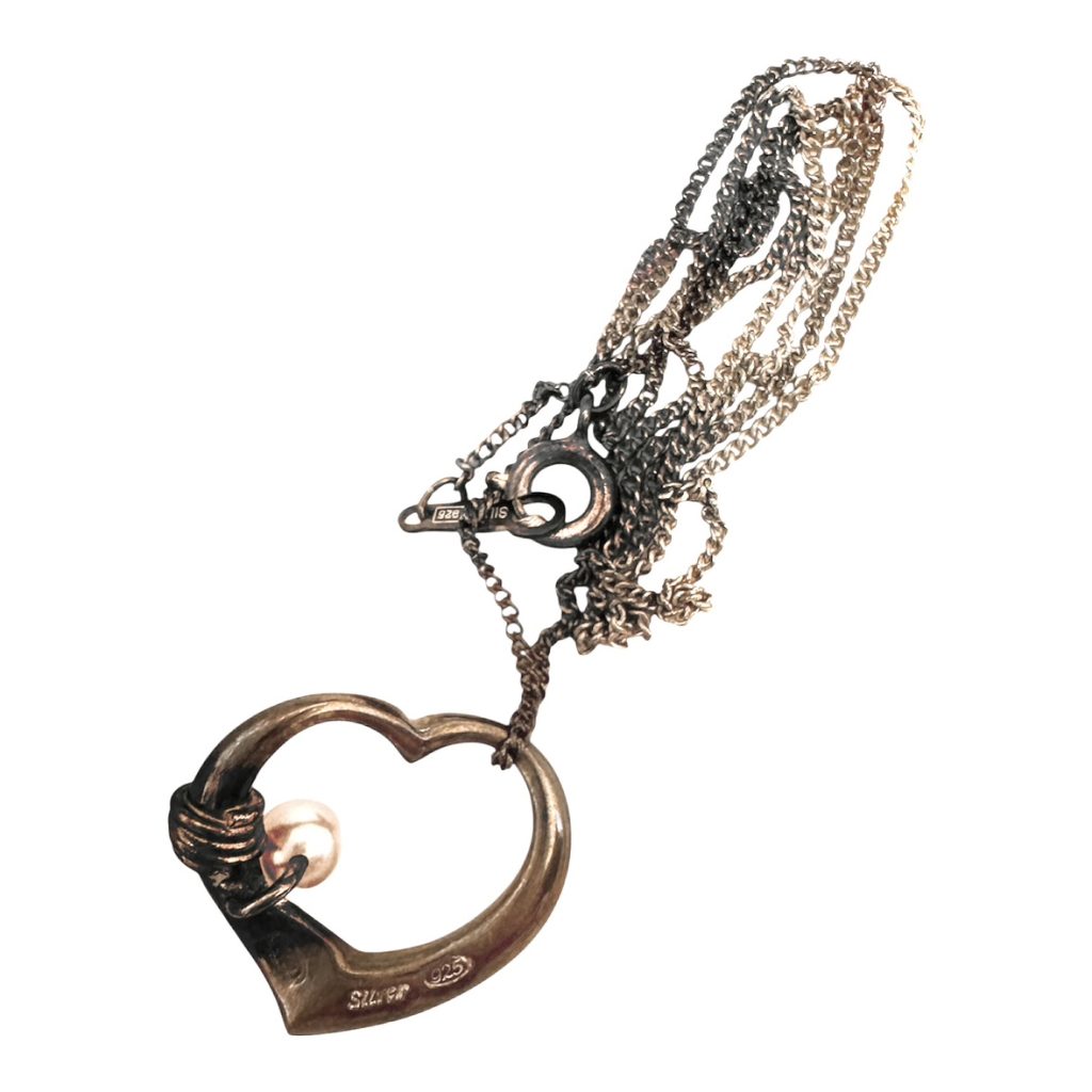 SV925 シルバー925 ハート型トップ付きネックレス 札幌市西区 八軒5条