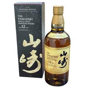 サントリー ジャパニーズウイスキー 山崎12年 シングルモルト（箱付き）