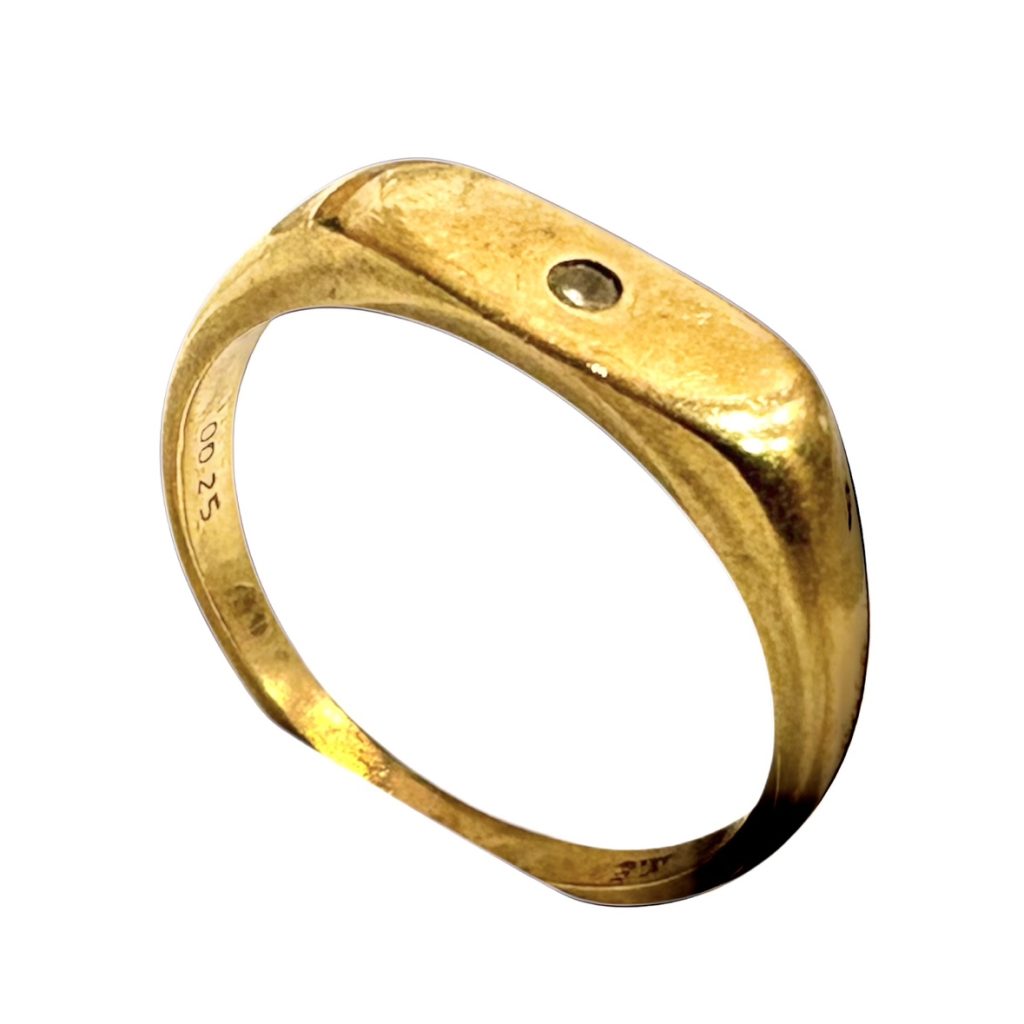 【K18 (金)】ダイヤモンド リング