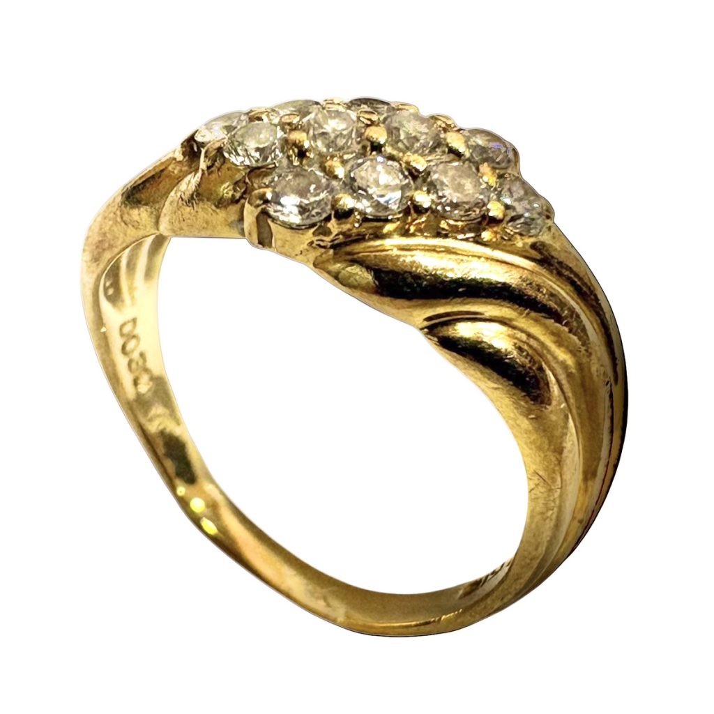 【K18 (金)】ダイヤモンド リング