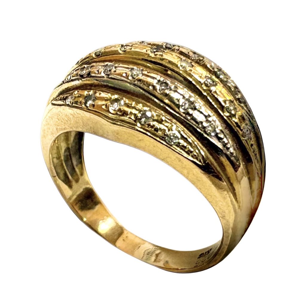 【K18 (金)】ダイヤモンド リング