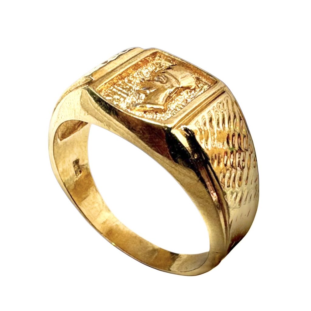 【K14 (金)】印台リング