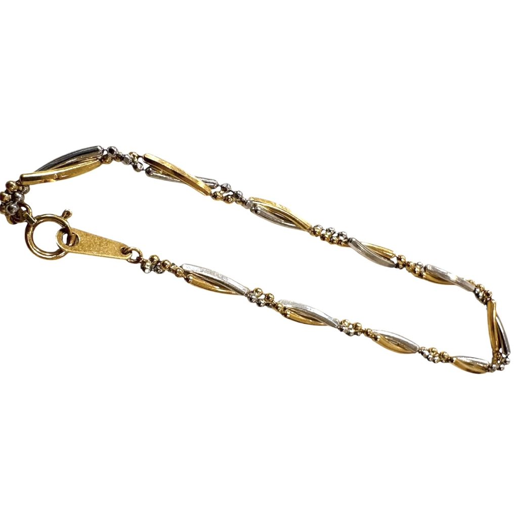 K18/Pt850 ブレスレット