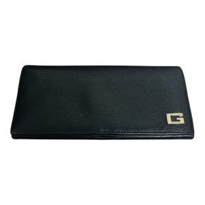 GUCCI グッチ Gロゴ　ブラックレザー 長財布