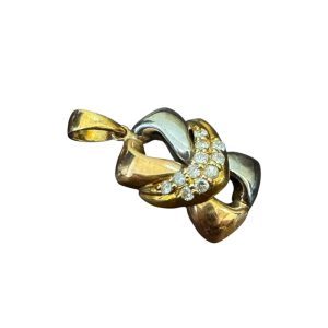 K18/K18WG 18金/18金ホワイトゴールド ダイヤモンド トップ