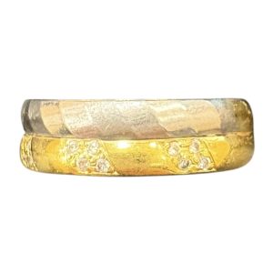 K18／Pt900 ( 18金/ プラチナ900 ) コンビ リング