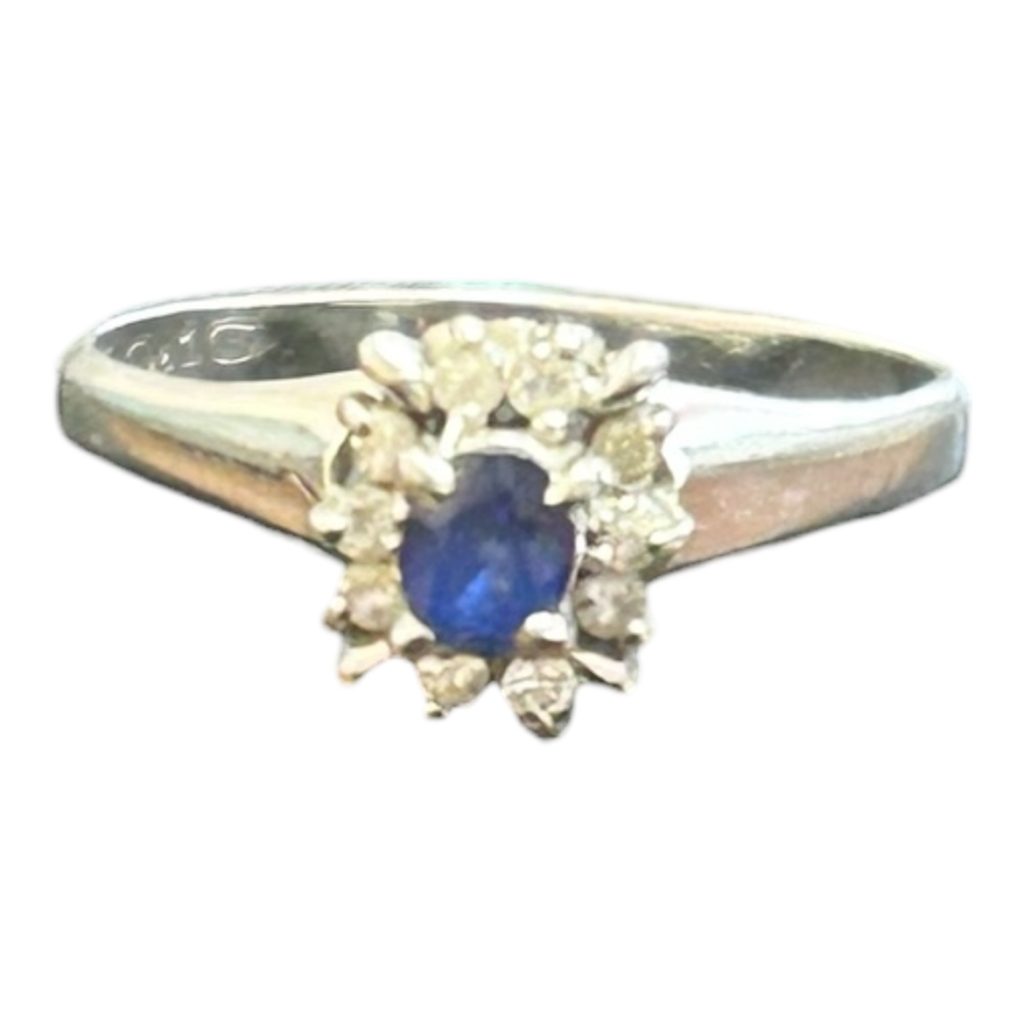 Pt900 サファイア付きリング