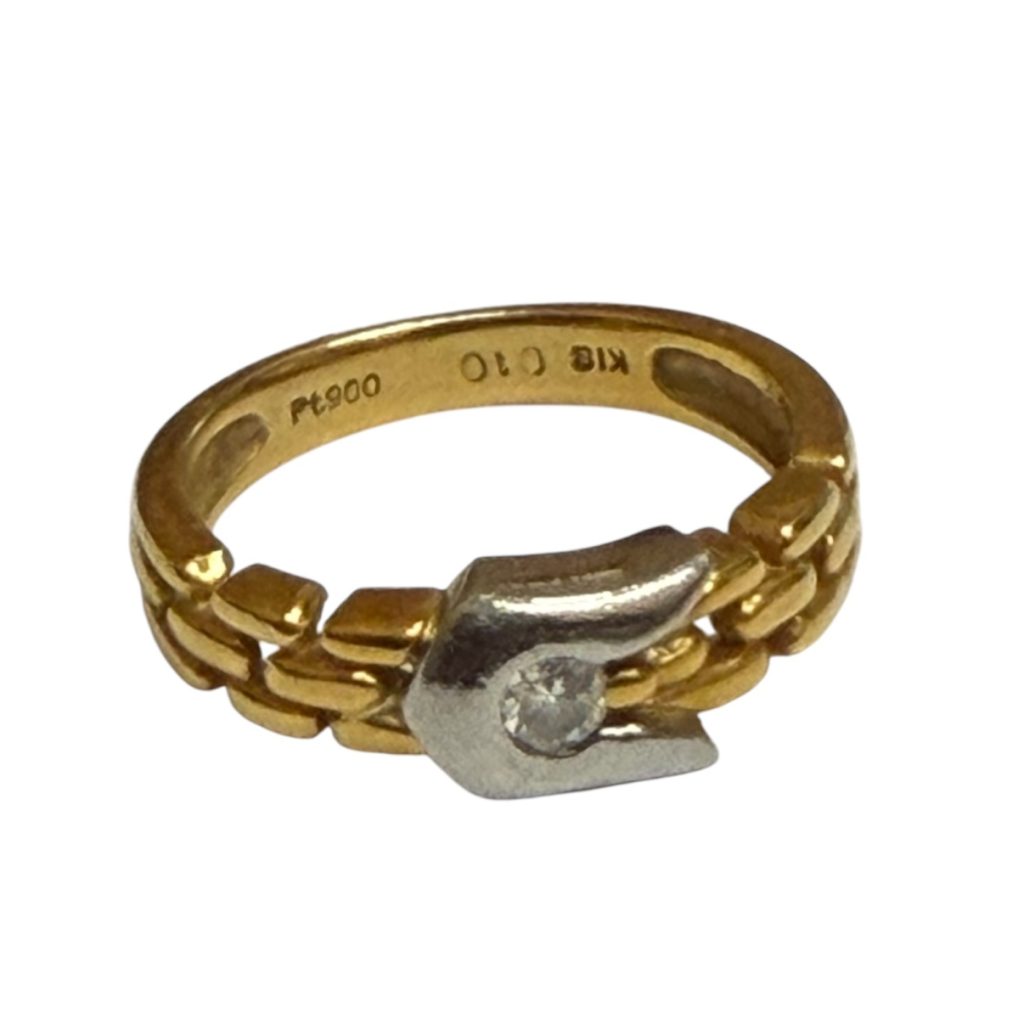 K18/PT900 コンビリング（9:1）