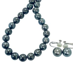 【パール(真珠)　ネックレス　イヤリング/貴金属・アクセサリー・黒真珠・宝石・メンズ・レディース】