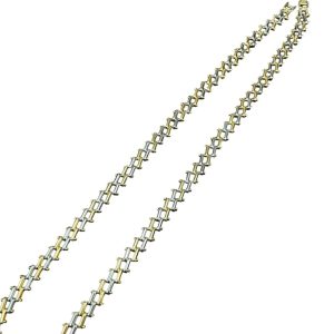 K18/Pｔ850　コンビネックレス　18金/プラチナ850/金/ゴールド/アクセサリー/貴金属