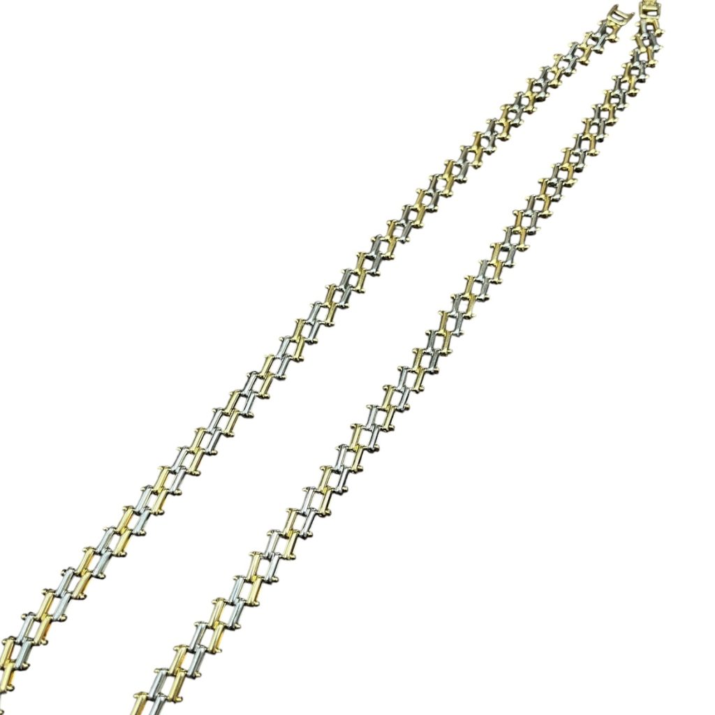 K18/Pｔ850　コンビネックレス　18金/プラチナ850/金/ゴールド/アクセサリー/貴金属