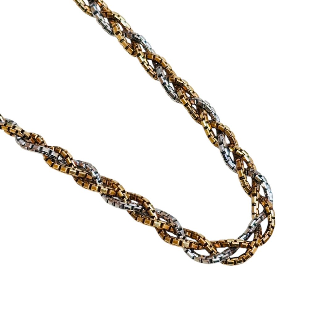 K18/Pt850　18金　プラチナ　ネックレス