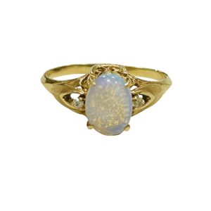 K18 オパール付きリング