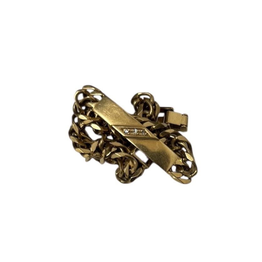 K18 18金 金 ゴールド メレダイヤ ブレスレット アクセサリー ジュエリー 貴金属