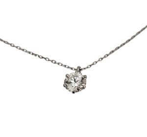 ダイヤネックレス　Pt900