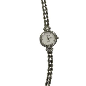 【K18WG 18金ホワイトゴールド 腕時計】