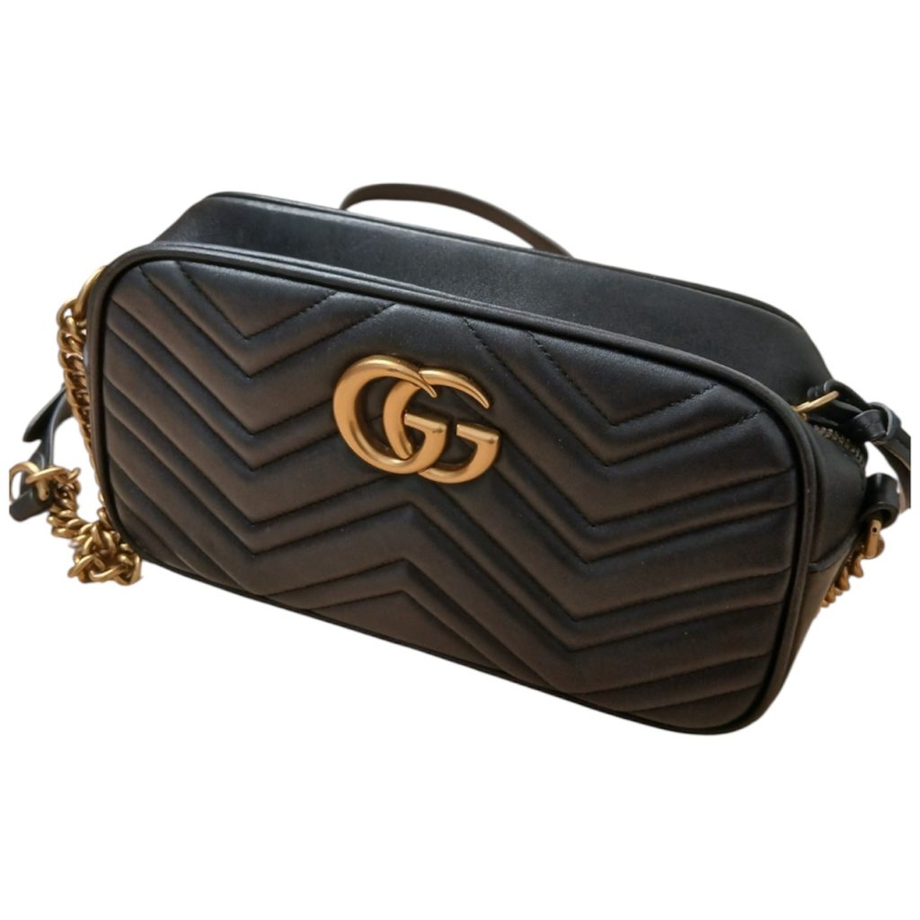 GUCCI グッチ GGマーモント ミニカメラバッグ