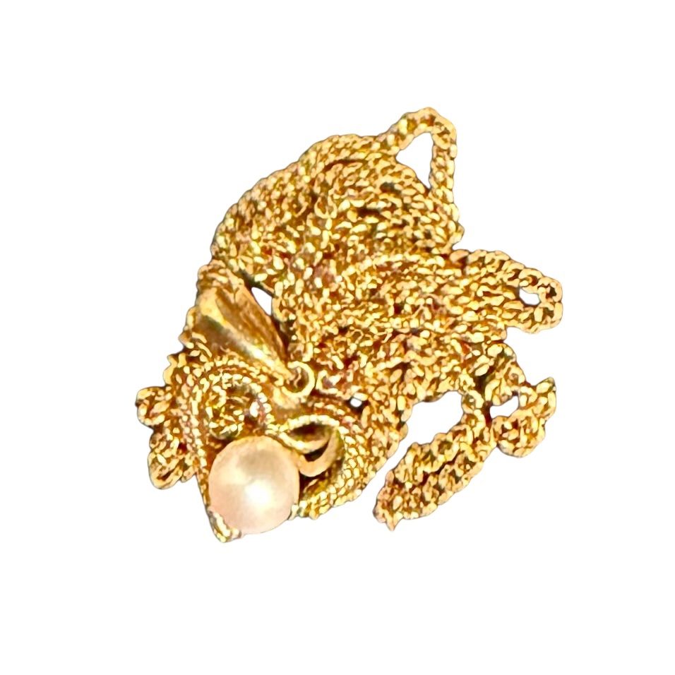 K18 ネックレス 石あり 18金 アクセサリー