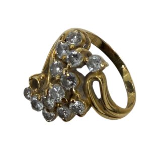 函館市 K18 メレダイヤ 1ct リング ダイヤモンドジュエリー