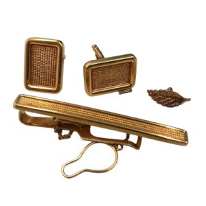 K18 18金 750 ネクタイピン　カフス　セット