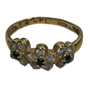 Ｋ18　リング　石付き