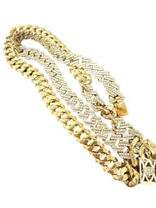 K10 メレダイヤ付き ネックレス