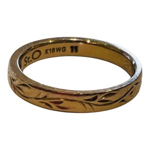 【貴金属】K18WG (18金ホワイトゴールド)　リング　ジュエリー アクセサリー