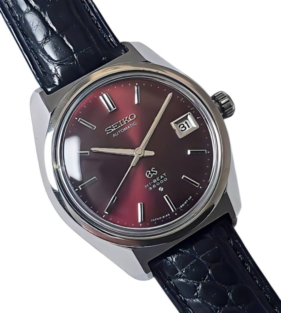 グランドセイコー GS61 ハイビート36000 ワインレッド文字盤