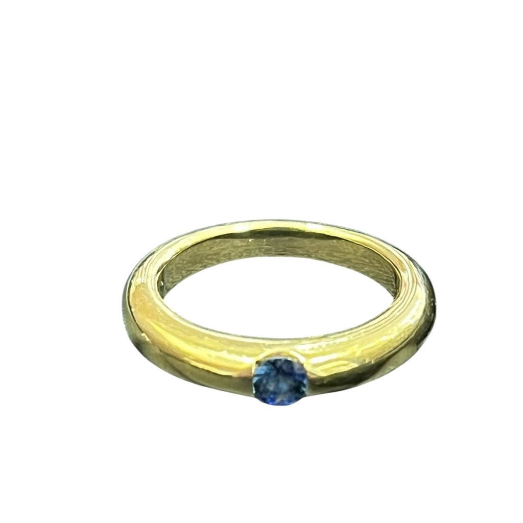 K18　石付　リング　18金　金　ゴールド　アクセサリー　指輪　貴金属　