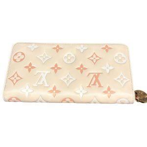 ルイヴィトン(Louis Vuitton) モノグラム エンボス ジッピーウォレット バイカラー M82290