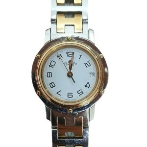 Hermès エルメス 時計 クリッパーCL3.240 アイボリー文字盤